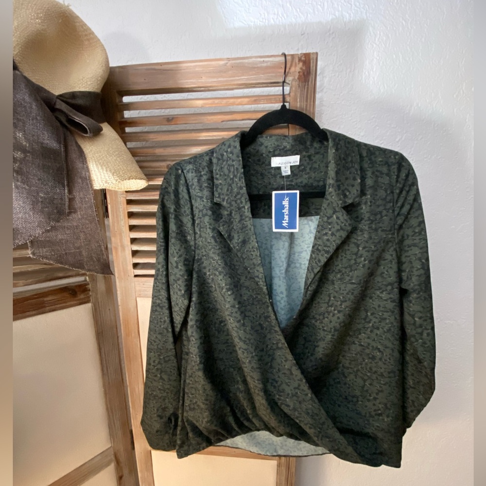 Allison Joy Olive Green Women's Blazer